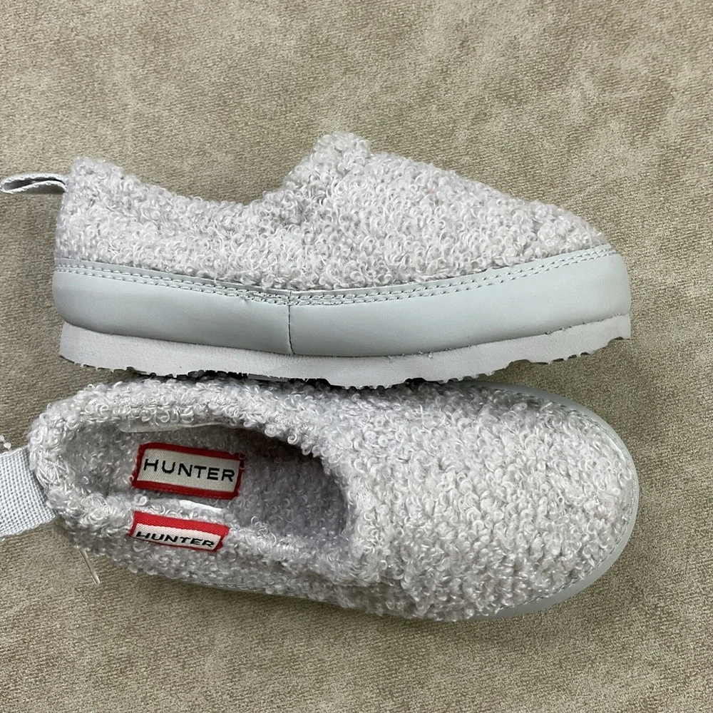 Hunter Slippers Sherpa Lined Shoes Toddler Kids Insulated Boys Sz 8 / Girls Sz 9